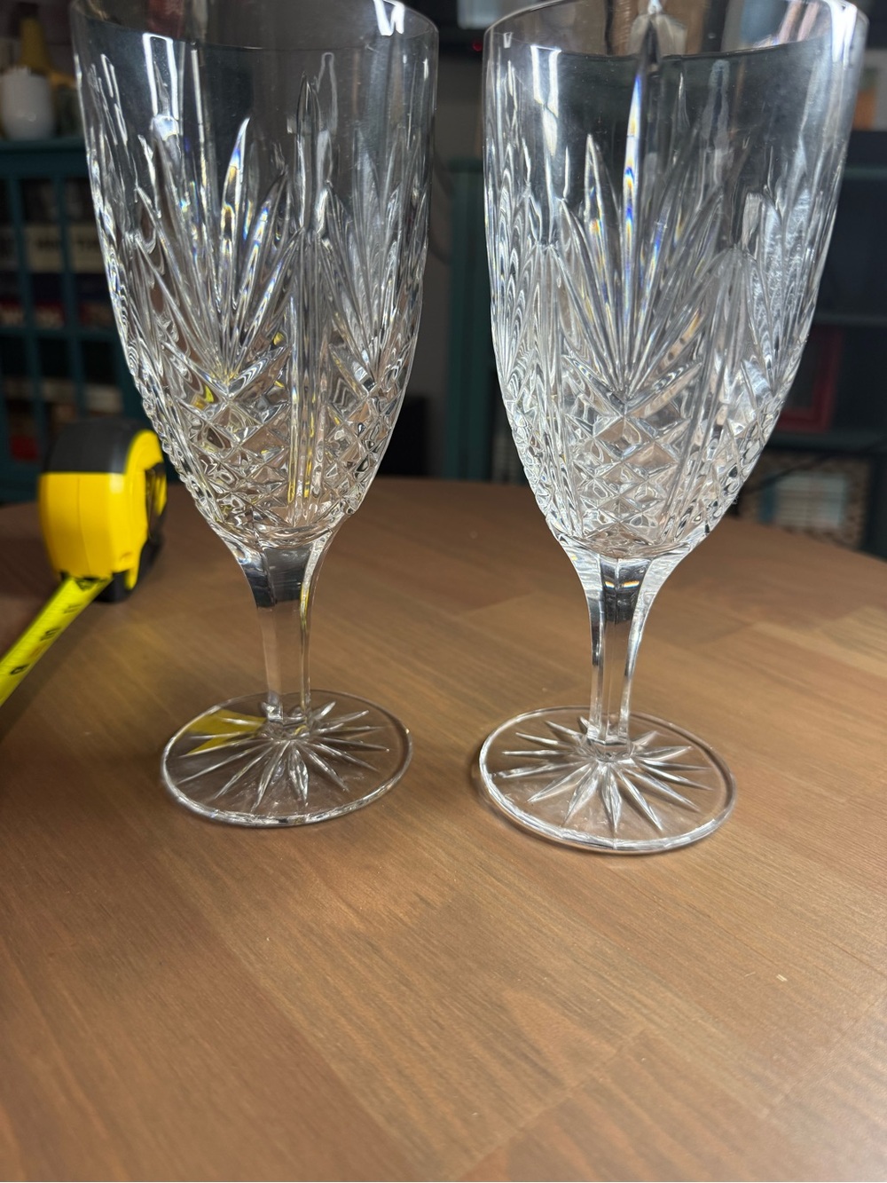 Mikasa Crystal Cut Glass Wine Goblets - Clear (Set of 4) Vintage